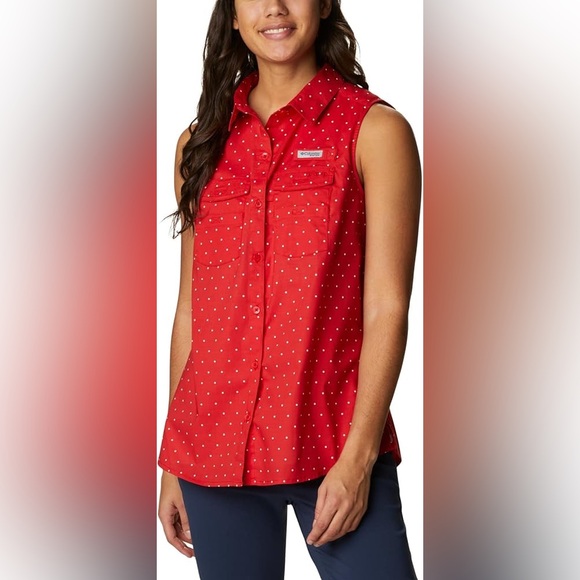 Columbia Tops - Columbia Women's PFG Bonehead Stretch‎ Tank Size Medium